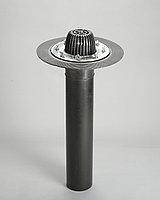Покрівельна воронка з притискним фланцем з нержавіючої сталі, 110/600 мм, фото 2