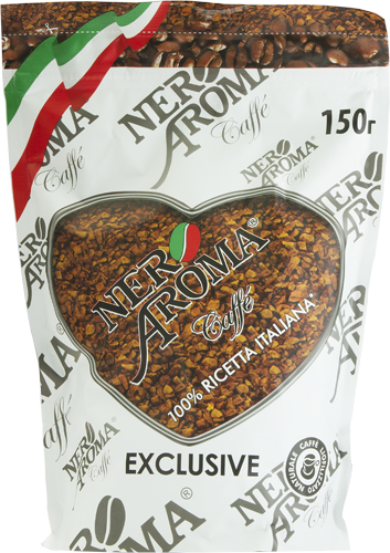 Розчинну кави Aroma Nero Exclusive 150 гр (12 шт в ящику)