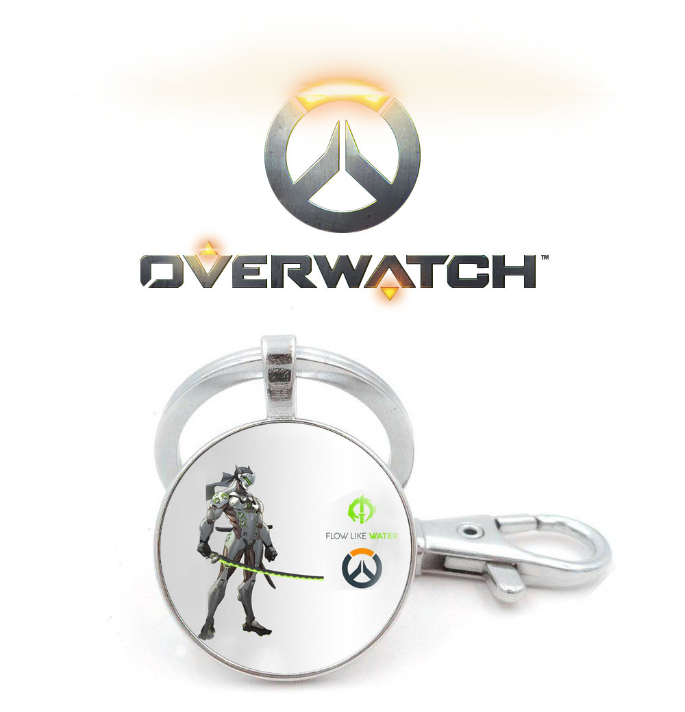 Брелок Overwatch з персонажем Гендзі