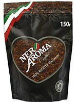 Розчинну кави Aroma Nero Classico 150 гр (12 шт в коробці)