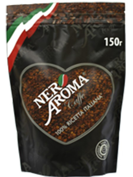 Розчинну кави Aroma Nero Classico 150 гр (12 шт в коробці)