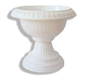 Кашпо квіткове, "Флорида", 40см, (БІЛИЙ)