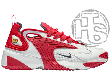Чоловічі кросівки Nike Zoom 2K White/Red AO0269-102, фото 1