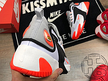 Чоловічі кросівки Nike Zoom 2K White/Orange/Black AO0269-105, фото 4