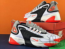 Чоловічі кросівки Nike Zoom 2K White/Orange/Black AO0269-105, фото 6