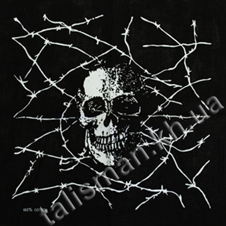 Бандана BAN-194 - череп в колючому дроті