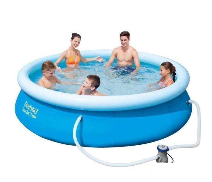 Надувний басейн Bestway 57274, 366 х 76 см (насос-фільт 1 250 л/год) , фото 1