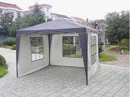 Павильон шатер садовый Tarrington House 3х3 м с тремя стенками Everyday синий 1313