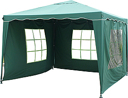 Павильон шатер садовый Tarrington House 3х3 м с тремя стенками Everyday зеленый 1314