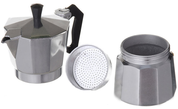 Кухонні гейзерна кавоварка Domotec DT-2906 на 6 чашок прилад для приготування кави