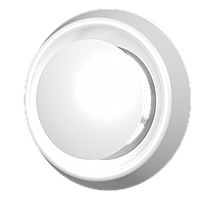 Анемостат приточно-вытяжной Эра регулируемый с фланцем 150 мм (60-118)