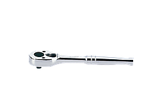 Трещотка 1/4"DR 24-зубцовая с метал. полир. ручкой 140мм King Tony 2769-55P (Тайвань)