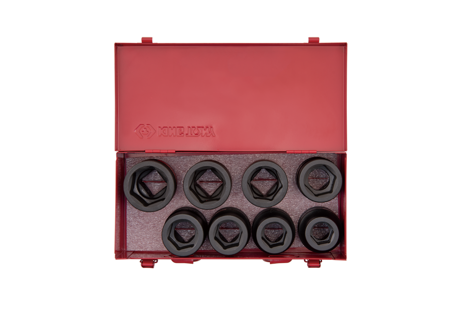 Набір ударних головок 8 предметів 1"DR. King Tony 8410SP (Тайвань), фото 1