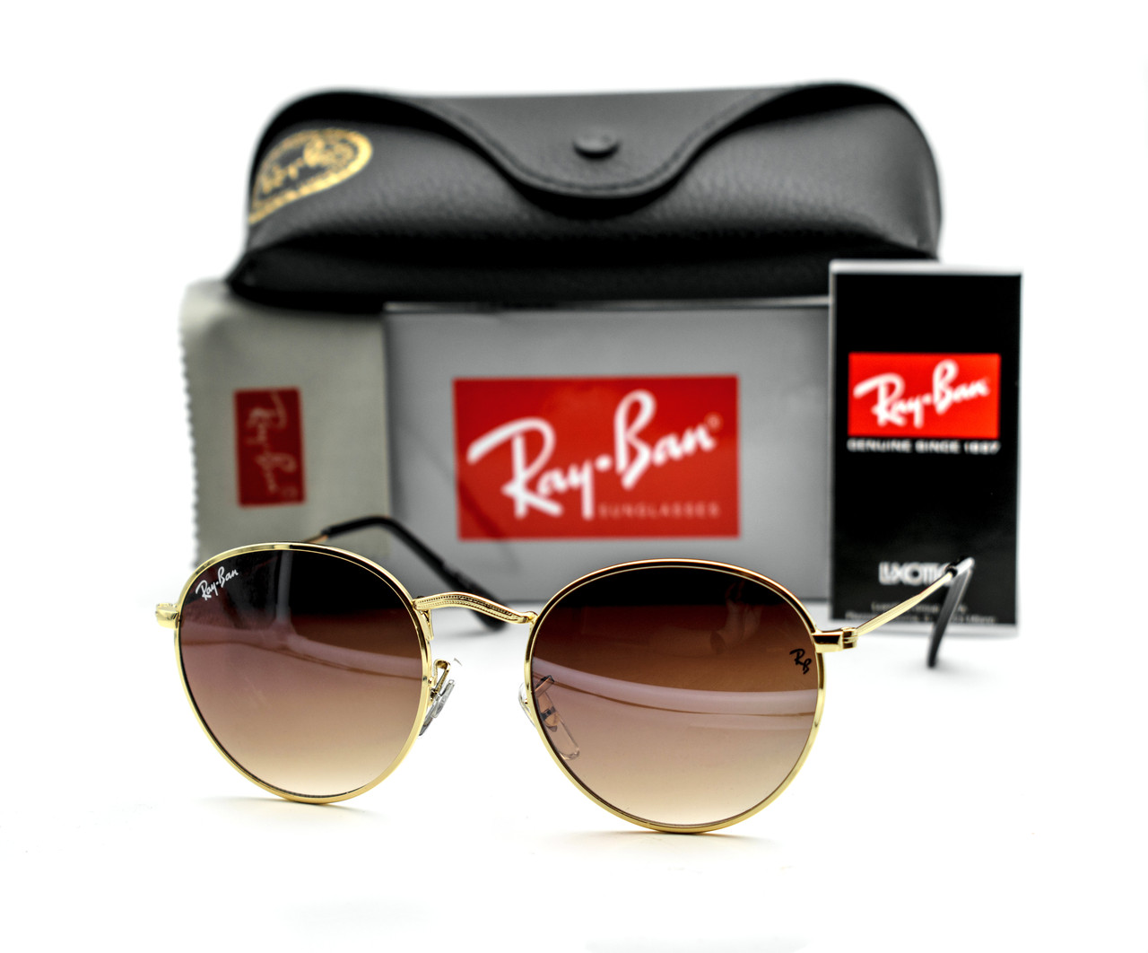 Окуляри Ray Ban Roud brown