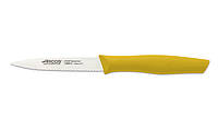 Нож для чистки зубчатый Nova желтый 100 мм.