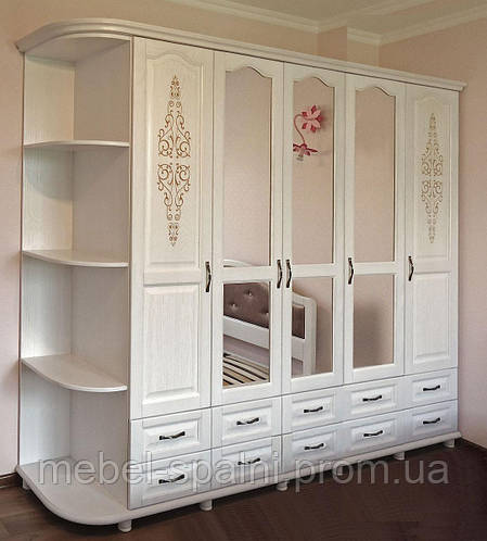 Купить Шкаф шифоньер для одежды угловой "Квинтет 4", цена 59240 ...