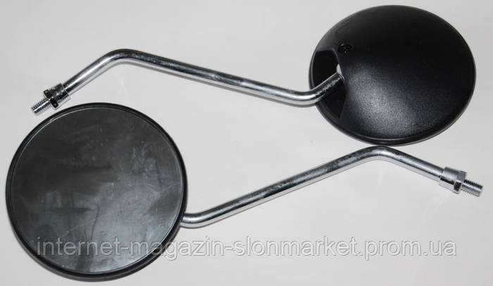 Зеркала Дельта чёрные , ножка хром M=8mm (ID#88316417), цена: 90 ...