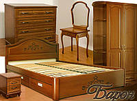 Спальный гарнитур "Барон" мебель для спальни. Белая, красивая, деревянная спальня