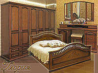Спальный гарнитур "Глория" мебель для спальни. Белая, красивая, деревянная спальня