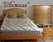 Спальний гарнітур "Анжела 2" меблі для спальні. Біла, красива, дерев'яна спальня