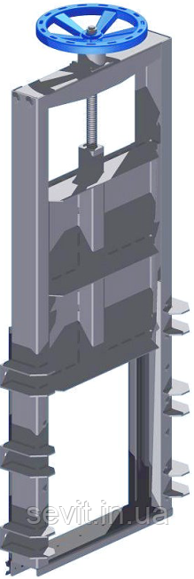 Шлюзові затвори T.I.S SERVICE (Італія) A 0111 0400 для настінного монтажу, фото 1