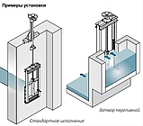 Шлюзові затвори T.I.S SERVICE (Італія) A 0111 0400 для настінного монтажу, фото 2
