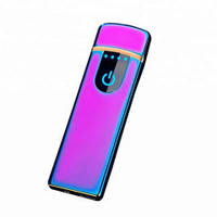 Електрична спіральна сенсорна запальничка 752 Black