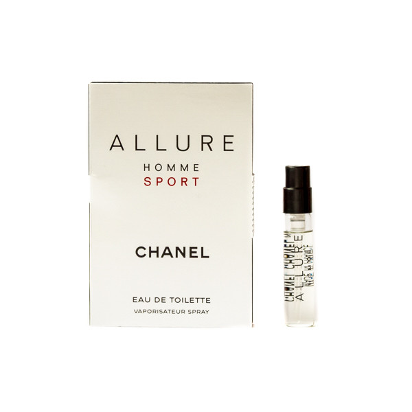 Французька туалетна вода для чоловіків Chanel Allure Homme Sport 2ml пробник оригінал, деревно-пряний аромат, фото 1