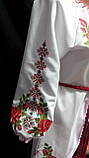 Сукня з вишивкою з довгим рукавом 40-50 р-ри, фото 7