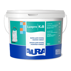 Aura Luxpro K&B Біла 10 л фарба для приміщень з підвищеною вологістю арт.4820166521678