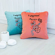 Подушка подарункова "Кіт Матроскін" флок