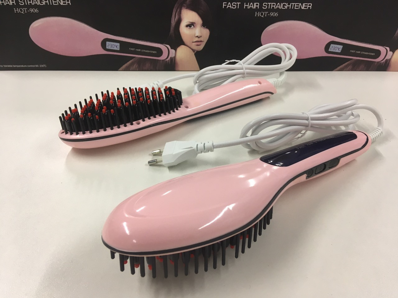 Гребінець-випрямляч для волосся Fast Hair Straightener HQT-906/ 5365 (50), фото 1