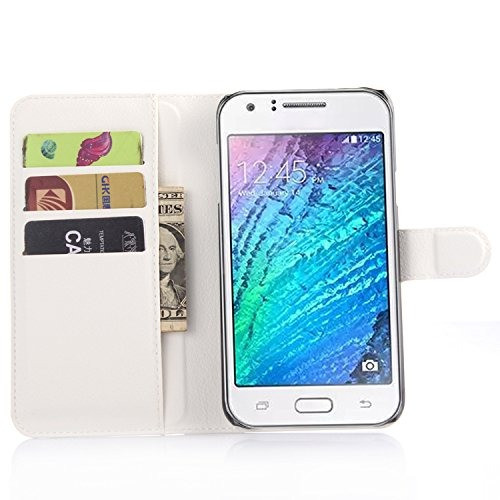 Чохол-книжка Litchie Wallet для Samsung J700 Galaxy J7 Білий