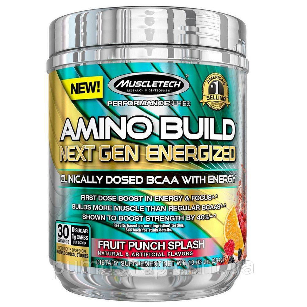 Амінокислоти з кофеїном MuscleTech Amino Build Next Gen Energized 30 порц.