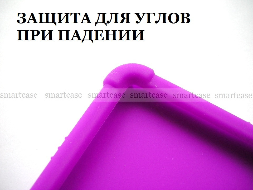 Фиолетовый (сиреневый) силиконовый чехол Huawei Mediapad T3 8 KOB-L09 STAND TPU противоударный бампер мягкий - фото 2 - id-p932726081