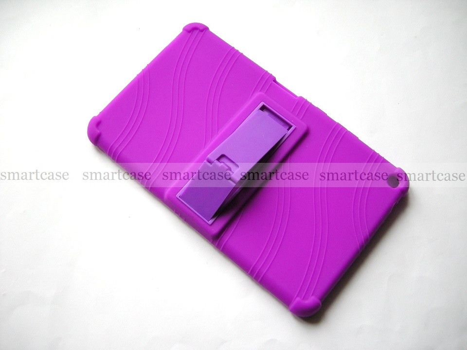 Фиолетовый (сиреневый) силиконовый чехол Huawei Mediapad T3 8 KOB-L09 STAND TPU противоударный бампер мягкий - фото 9 - id-p932726081