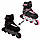 Роликові ковзани SportVida SV-UP0003 Size 34-37 Black/Pink Original, фото 5