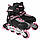 Роликові ковзани SportVida SV-UP0003 Size 34-37 Black/Pink Original, фото 7