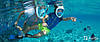 Інноваційна маска для снорклінга підводного плавання Easybreath чорна, фото 5