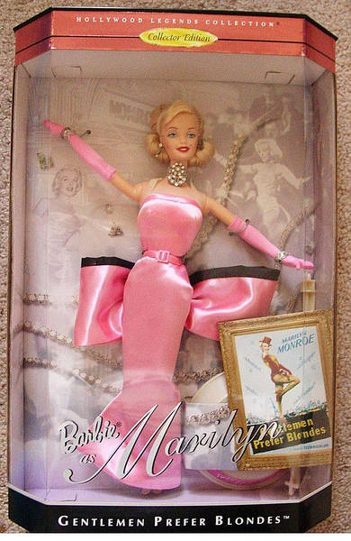 Barbie as marilyn gentlemen prefer blondes sale