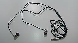 Навушники-гарнітура внутрішньоканальні (вакуумні) Lanyinzuan LYZ Y28, регулятор гучності, Black