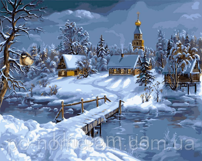 Картина за номерами Babylon Зимова казках VP169 40 х 50 см, фото 1