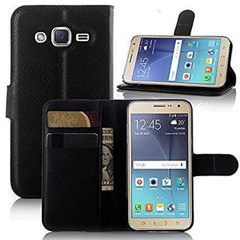 Чохол-книжка Litchie Wallet для Samsung J320 Galaxy J3 2016 Чорний