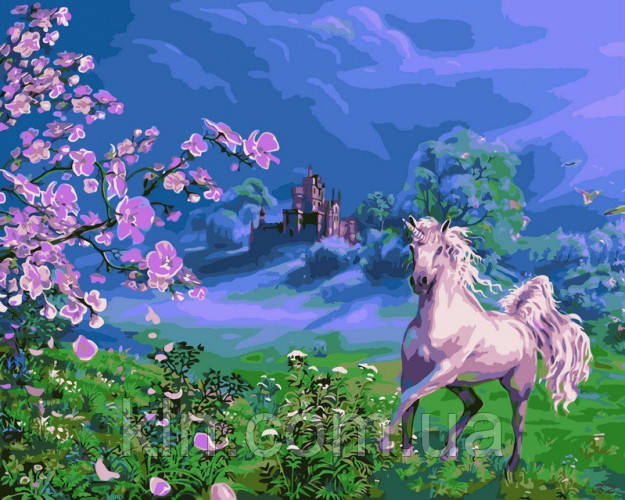 Картина за номерами Babylon Рожевий кінь VP170 40 х 50 см, фото 1