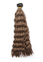 Лялькове волосся "Грильяж" хвилясте 25 см/1 м, синтетика, термонейлон