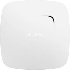 Бездротовий датчик диму Ajax FireProtect, Jeweller, 3V CR2, 85 дБ, білий