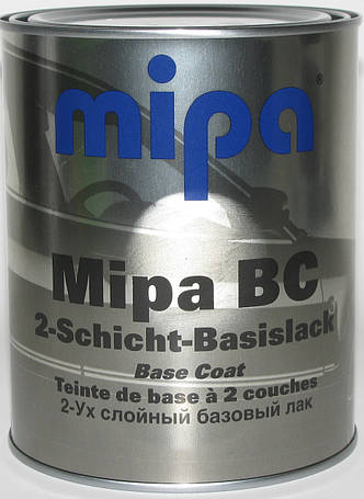 Авто фарба (автоемаль) металік Mipa BC 1л Skoda 9460 Tiefseeblau, фото 2