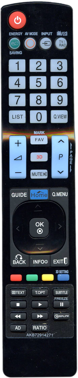 Пульт для LG AKB72914271