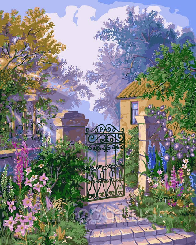Картина за номерами Babylon Калитка в сад VP183 40 х 50 см, фото 1
