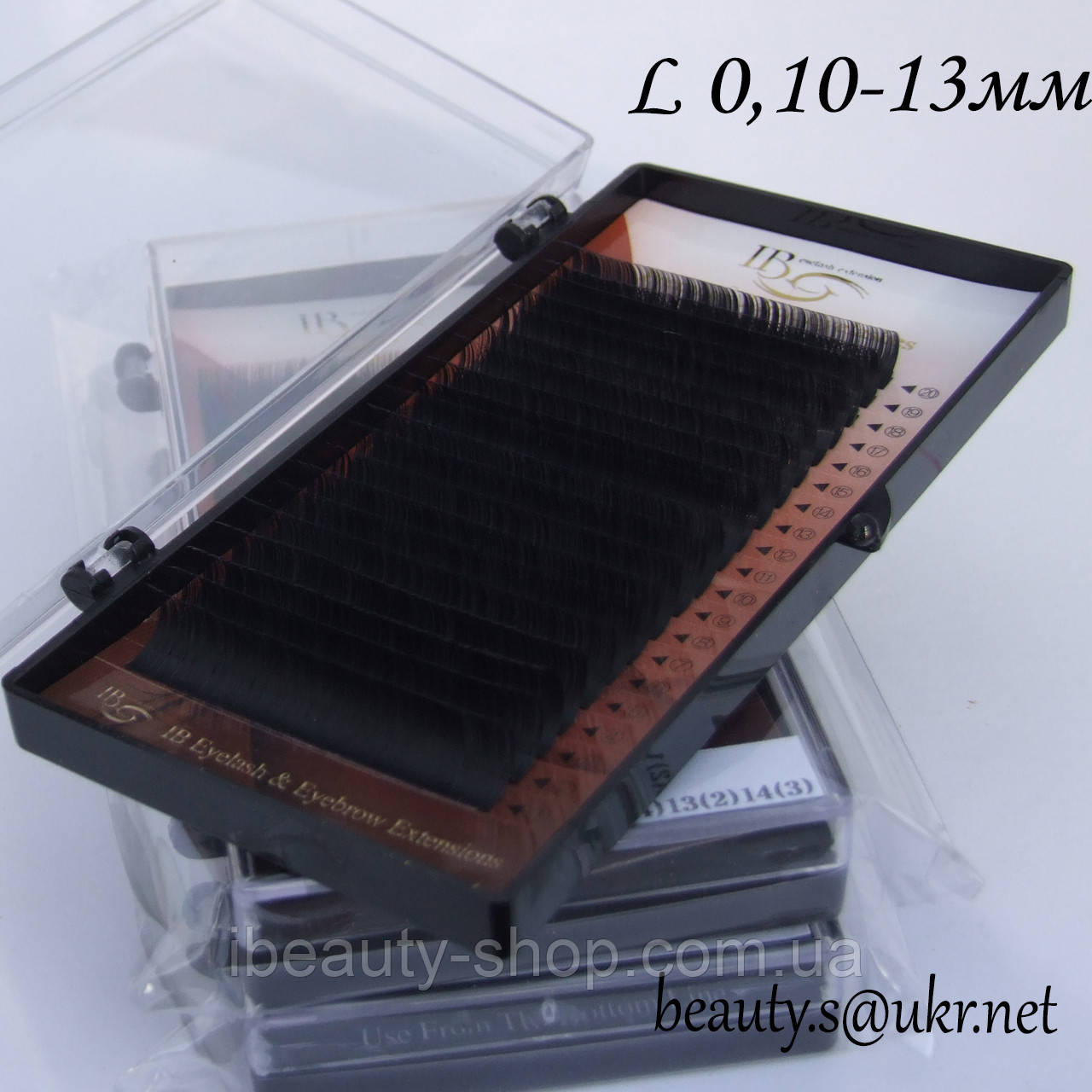 Вії I-Beauty   L 0,10-13 мм, фото 1